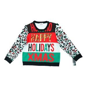 NWT‎ Women's Feeling Festive Ugly Christmas Sweater Holiday Party Fun Size XL
